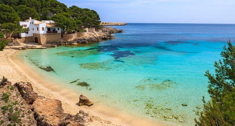 menschenleere Cala Gat Mallorca